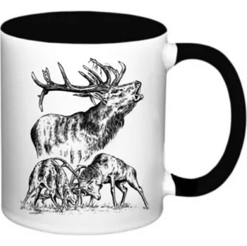 E-myslivost Lovecký hrnek - Souboj jelenů