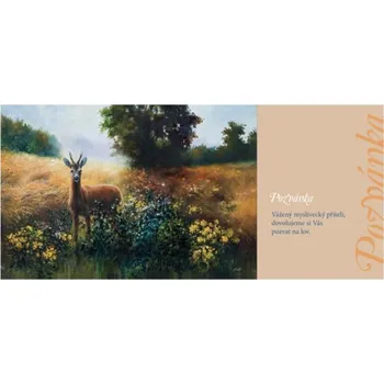 Pozvánka E-myslivost Pozvánka na lov srnce