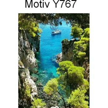 Diamantové malování Čína Diamantové malování - Krajinky (kulaté diamanty) Motiv: Y767, Rozměr: 20x30 cm