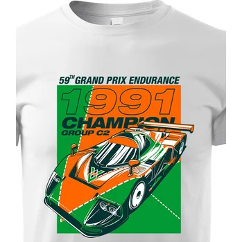 Dětské tričko Mazda 787B, Barva Bílá, Velikost 134 cm/8 roků, Canvas Dětské tričko Bezvatriko.cz 1861