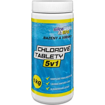 Bazénová chemie SilcoPool&Spa Chlorové tablety 5v1