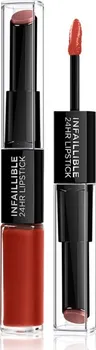 Rtěnka L'Oréal Infaillible 24H Lipstick 2v1 6 ml