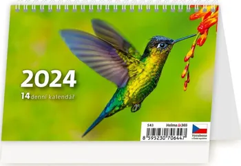 Kalendář Helma365 Mini 14denní stolní kalendář 2024