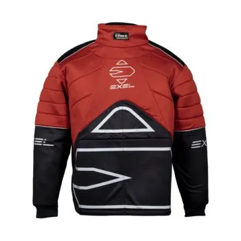 Florbalový dres Exel G STAR GOALIE JERSEY BLACK/RED Brankářský dres S, černá / červená