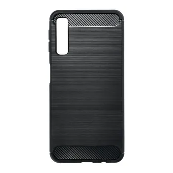 Pouzdro na mobilní telefon Forcell Carbon pro Samsung A750 Galaxy A7 2018 černé
