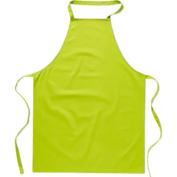 Kuchyňská zástěra Kuchyňská bavlněná zástěra , citrónová - limetková