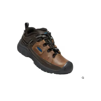 Dívčí obuv KEEN TARGHEE LOW WP JR coffee bean/bison US 3 / EU 35,0 / UK 2 / 22 cm; Hnědá obuv + DÁREK DLE VÝBĚRU!