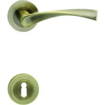 Dveřní kování Dveřní kování klika GIUSSY - R bronzová klika COBRA