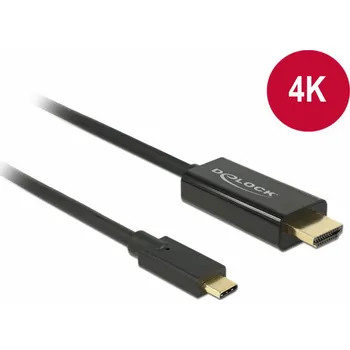 Video kabel DeLOCK USB adaptérový kabel, USB-C zástrčka > HDMI 4K zástrčka