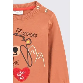 Dámská halenka Coccodrillo Halenka ZC2143102TRN Hnědá Regular Fit 62