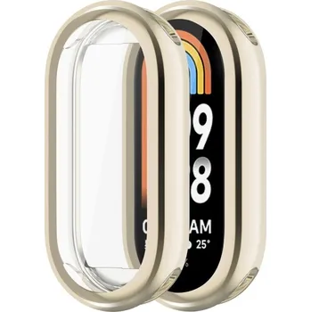 Silikonový kryt pro Xiaomi Smart Band 8 - Béžový