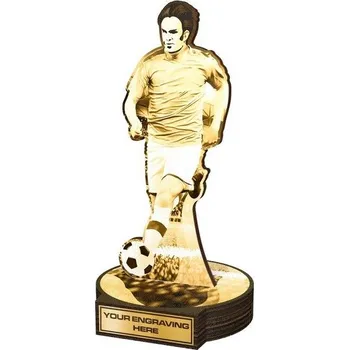 Poháry Bauer Dřevěná plaketa RWR004 | Fotbal