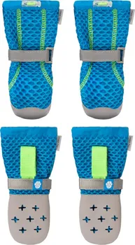 Obleček pro psa Canada Pooch Hot Pavement Boots chladicí botičky pro psy 4 ks vel. 4 modré/zelené