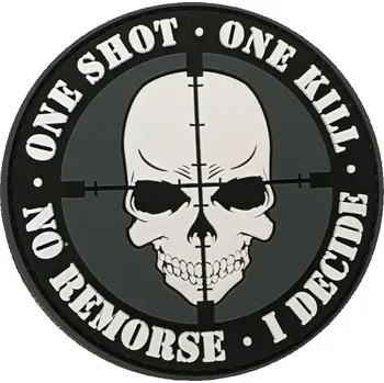 Nášivka PVC nášivka One Shot, One Kill