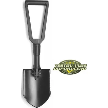 Polní lopatka Skládací lopatka Gerber E-TOOL, zoubkovaná, bez obalu, NSN