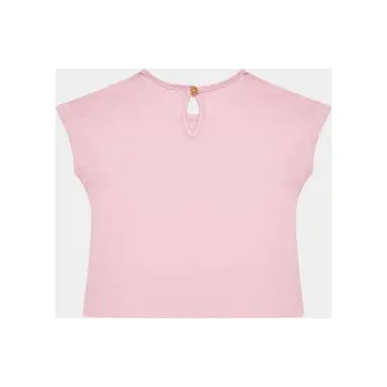 Pánské tričko United Colors Of Benetton T-Shirt 3I1XA102W Růžová Regular Fit 82