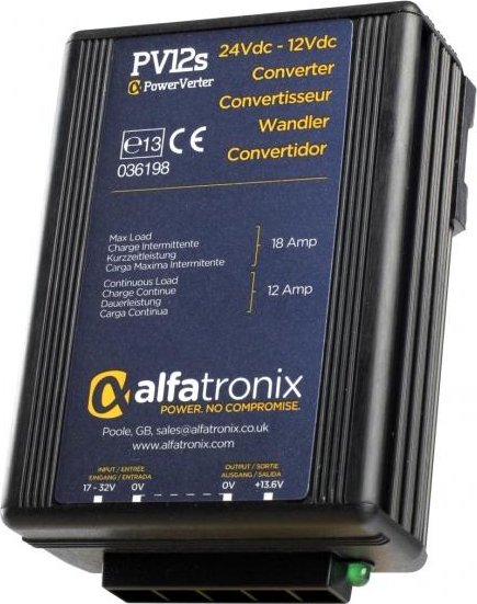 Měnič napětí Alfatronix PV12s DC 24/12V