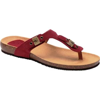 Dámské žabky Scholl BIMINI 2.0 rubínové dámské zdravotní žabky s technologií Bioprint®