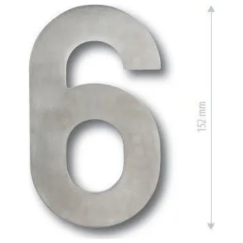 COBRA Domovní číslo NEREZOVÉ 150 mm