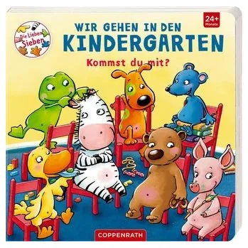 První čtění Wir gehen in den Kindergarten - Völker, Kerstin