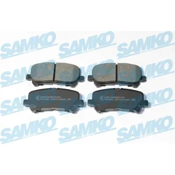 Brzdová destička Sada brzdových destiček, kotoučová brzda SAMKO 5SP2242