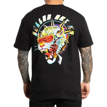 Pánské tričko tričko hardcore pánské - SPACE CAT - SULLEN - SCM4911_BK