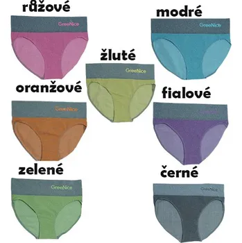 Kalhotky Dámské bezešvé kalhotky Greenice 3846