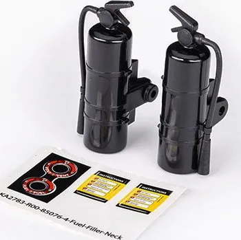 RC vybavení 1:10 Traxxas TRX-4 Sport: Hasicí přístroj černý (2ks)