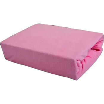 Prostěradlo Stanex Froté napínací prostěradlo růžové ROZMĚR: (š/d/v) 90 x 200 x 20 cm