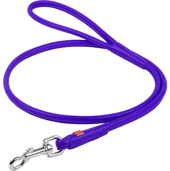 Vodítko pro psa Pohodlné a pevné kulaté kožené vodítko s nylonovým lanem všitým dovnitř - www.hafico.cz Šířka:: 4 mm