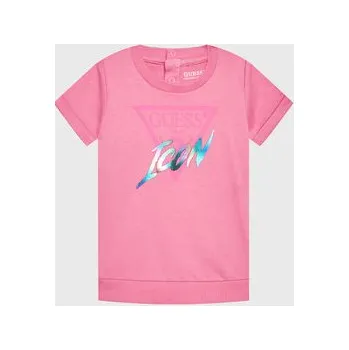 Dámská móda Guess Každodenní šaty A3RK01 KB4O0 Růžová Regular Fit 12M