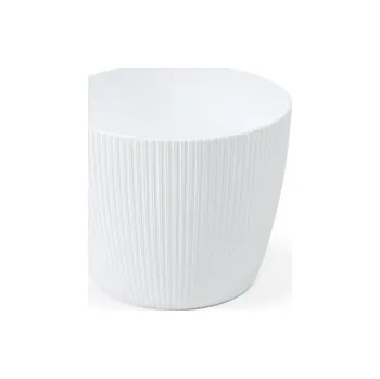 Květináč Plastový květináč Magnolia Jumper 160 mm, bílý
