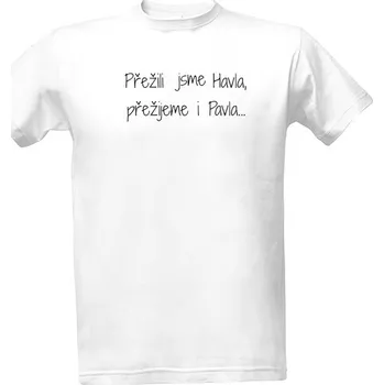 Tričko s potiskem Havel a Pavel pánské