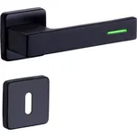 ROSTEX dveřní kování RAVENA/H Lumino (černá) Provedení: BB (pokojový klíč)