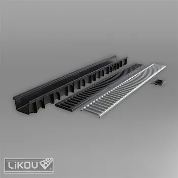 Střecha LIKOV Likodrain® mříž pozinkovaná ocel WLC-M 10 ZN š. 100mm, délka 1m