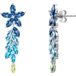 Preciosa Jedinečné stříbrné náušnice Life s kubickou zirkonií Preciosa Viva 5351 70 + 2 měsíce na vrácení zboží