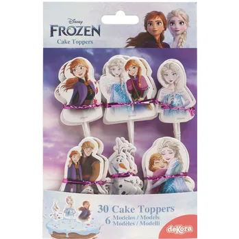 Dekora Papírové toppery 30 ks Frozen