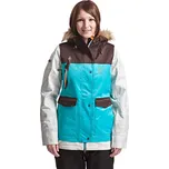 meatfly Dámská zimní bunda mauser jacket c,brown blue check