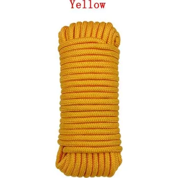 Lano Padáková šnůra | paracord šňůra 30 m - Žlutá