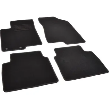 autokoberec Autokoberce textilní přesné černé / černé obšití - Hyundai Sonata V (Typ NF) (2004-2010) 5-sedadel