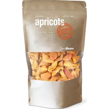 Anabolizér GymBeam Lyofilizované meruňky 10 x 100 g