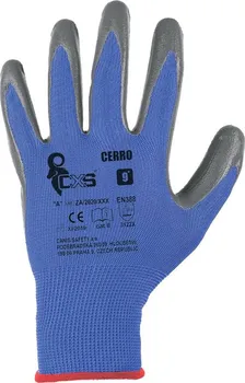 Pracovní rukavice CXS Cerro máčené v nitrilu 10