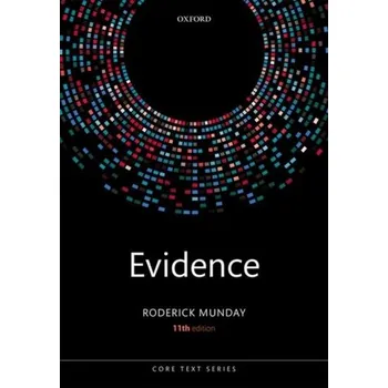 Populárně naučná literatura pro dospělé Evidence - Munday, Roderick [EN] (2022, Měkká, Oxford University Press)