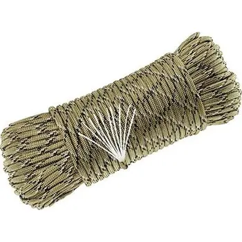 Lano Padáková šnůra | paracord šňůra 30 m - Maskovat