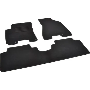 autokoberec Autokoberce textilní přesné černé / černé obšití - Hyundai Tucson I (Typ JM) (2009-2010) 5-sedadel
