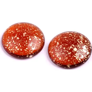 Korálek Skleněný kabošon č.1185 - 25 mm