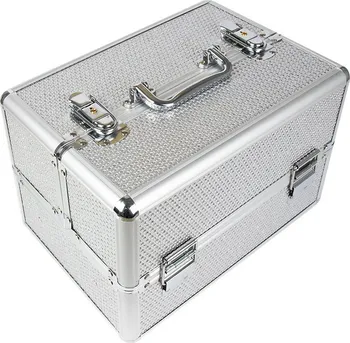 Kosmetický kufr MH Star 7038-8 bílý/zirkony