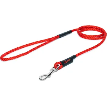 Vodítko pro psa Tamer Lanové vodítko KLASIK | Střední pes | Červenooranžová - 416 Délka: 115 cm