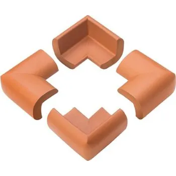 Dětská zábrana Ochrana rohů BabyOno hnědá 4 ks