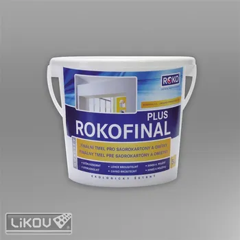 Tmel LIKOV Rokofinal Plus sádrový tmel finální pro SDK 15kg/bal